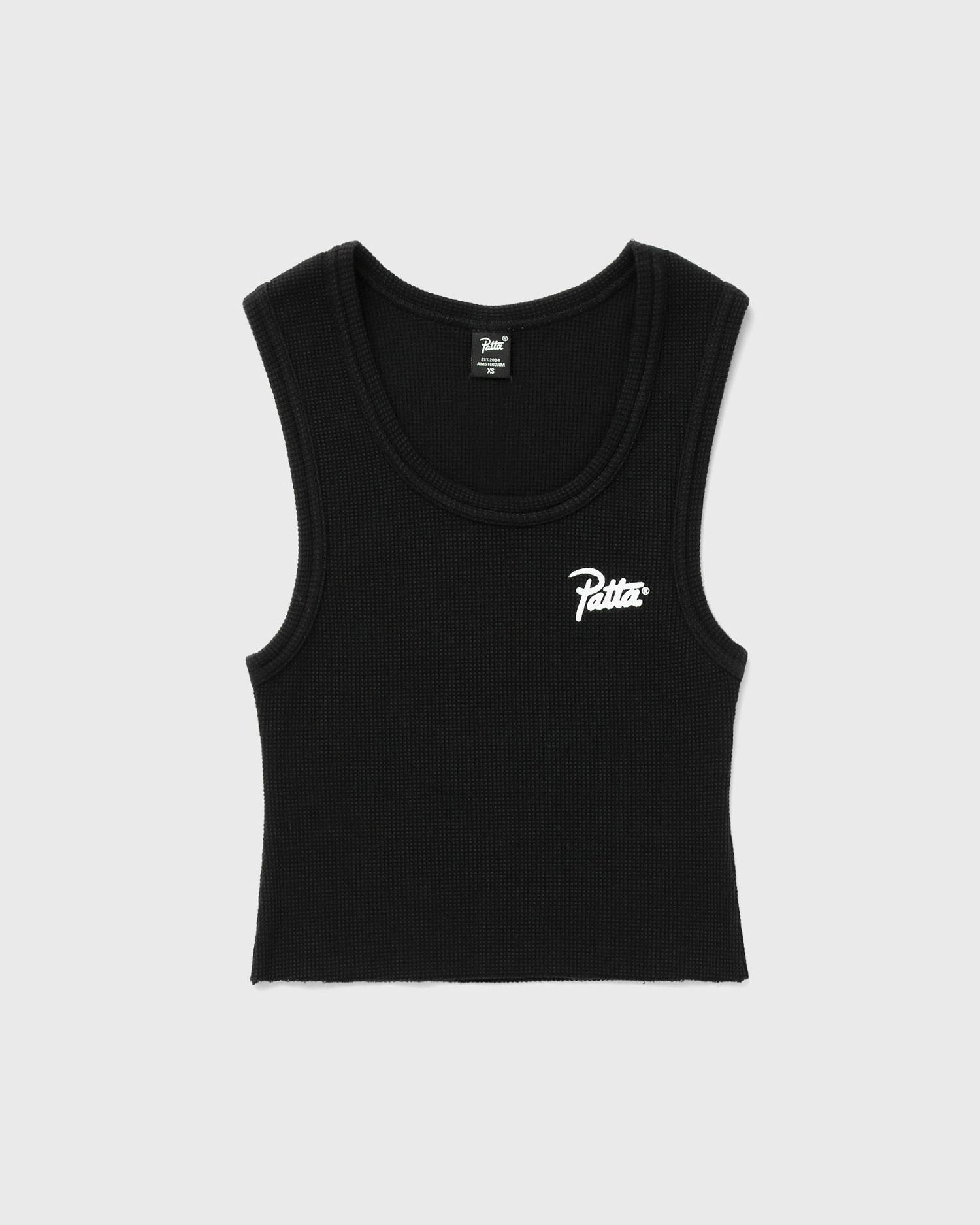 Tielko Patta Cropped Waffle Tank Top Čierna | POC-BF24-8010-363-0004-001, 0