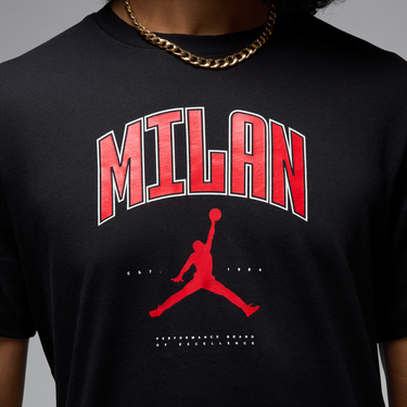 Tričko Jordan Jordan Milan T-Shirt Čierna | HQ0402-010, 4