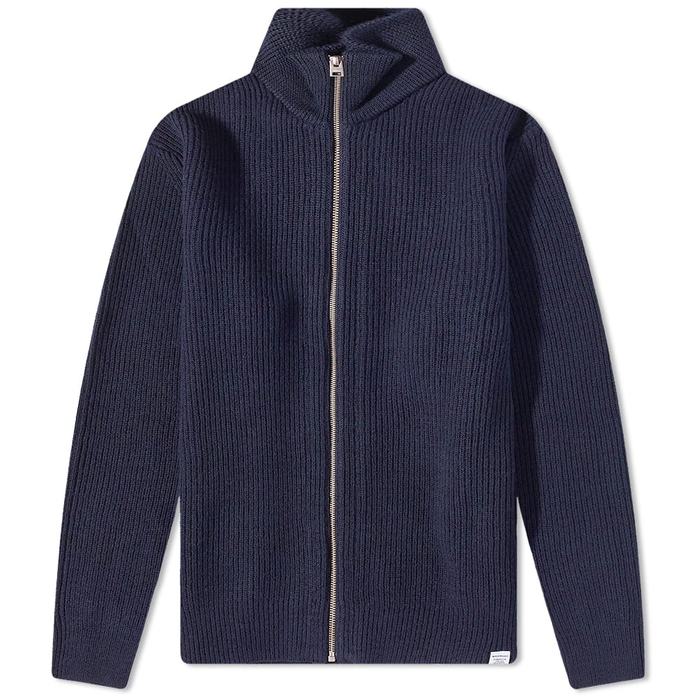 Hagen Cotton Full Zip Knit