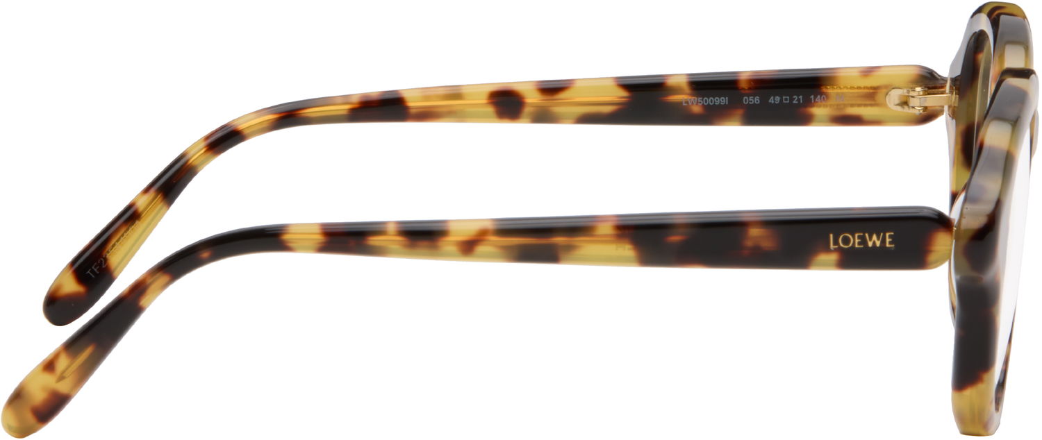 Slnečné okuliare Loewe Slim Tortoiseshell Round Glasses Rôznofarebný | LW50099IW49056 192337225284, 1