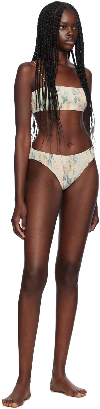 Plavky TOTEME TOTEME Smocked Mid-Rise Bikini Rôznofarebný | 243-WSW1079FB0249/2WRW3263FB0249, 3
