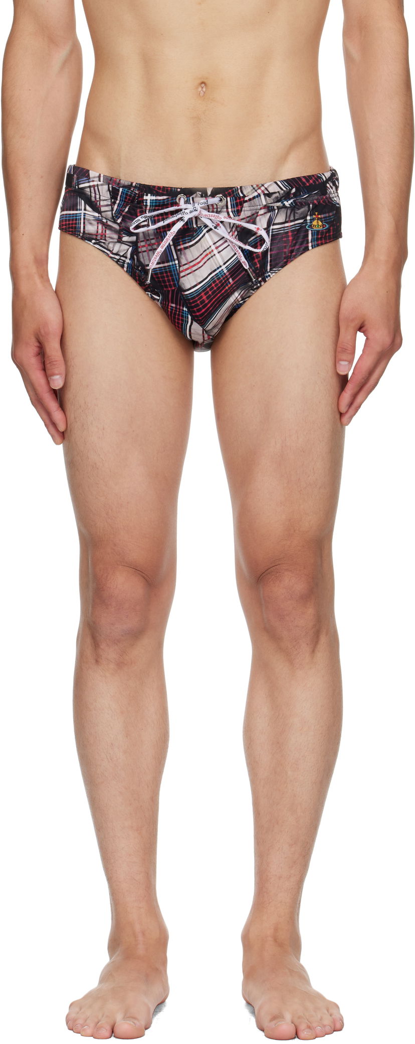 Plavky Vivienne Westwood Vivienne Westwood Draped Tartan Swim Briefs Rôznofarebný | 81010006-J0099-