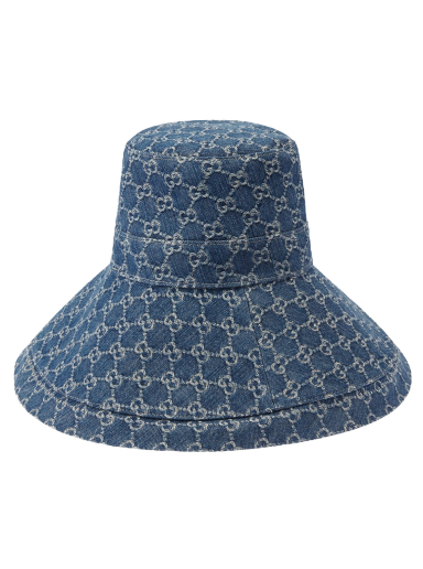 Klobúk Gucci GG Canvas Wide Brim Hat Navy | 631958 3HAAH 4900