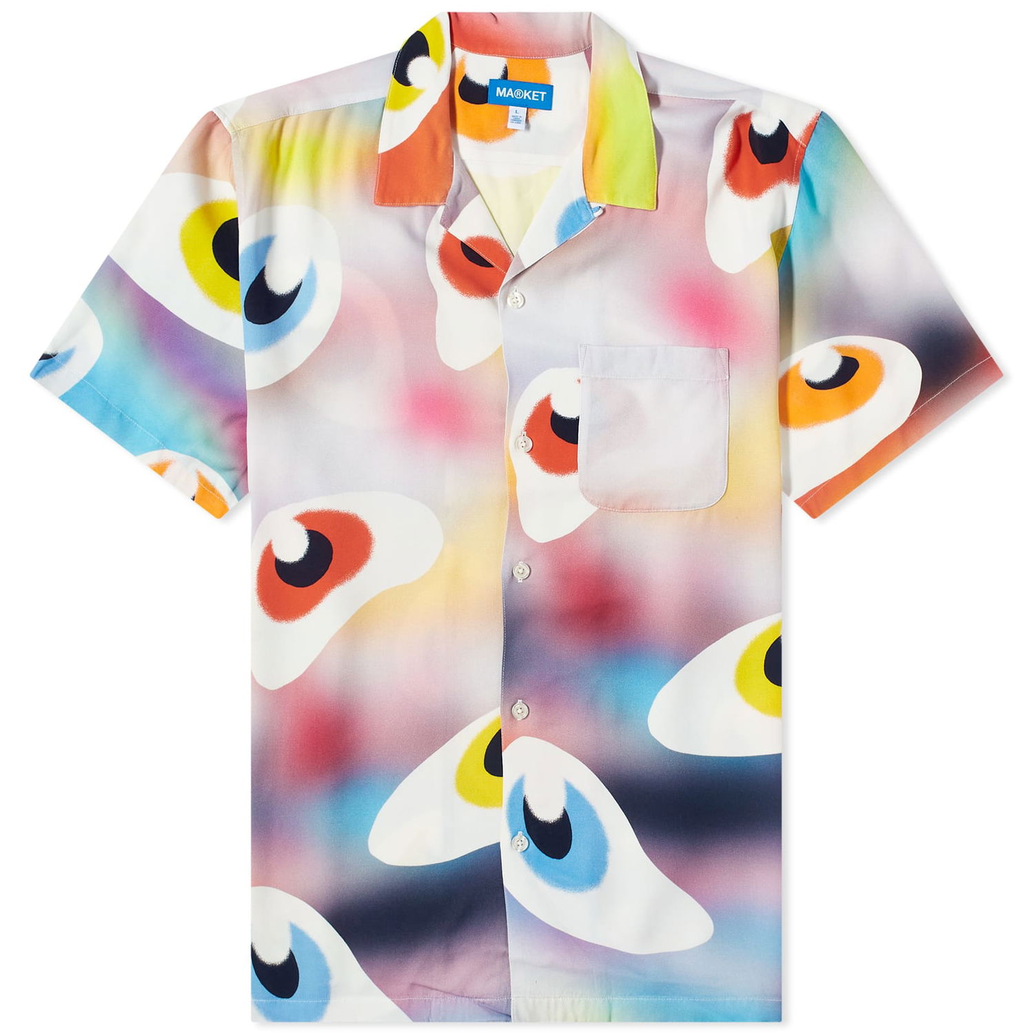 Košeľa MARKET Near Sighted Vacation Shirt Ružová | 369000115-MLT, 0