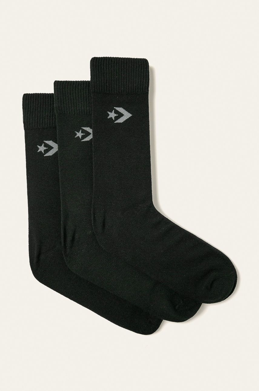 Ponožky Converse 3 Pack Socks Čierna | E745B.3010, 0