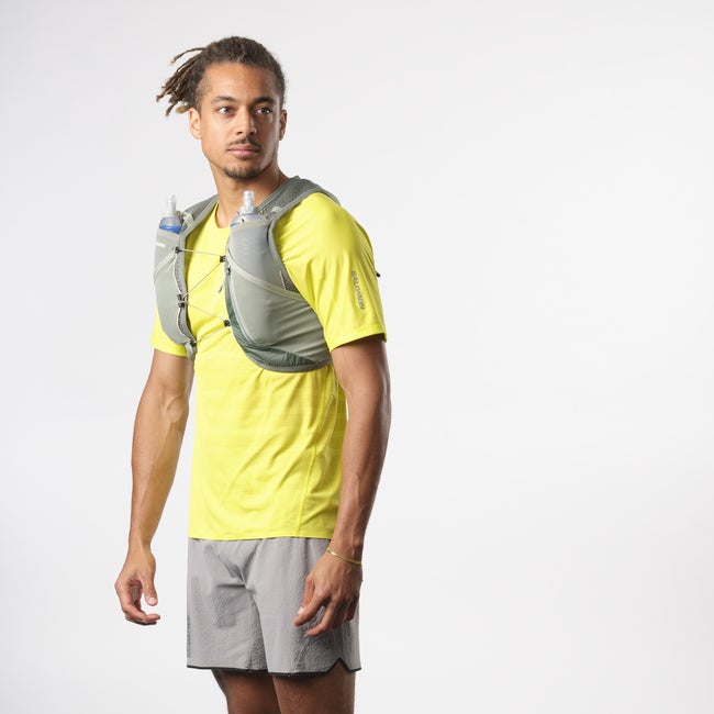 Batoh Salomon Active Skin 4 Hydration Vest Šedá | LC2205600