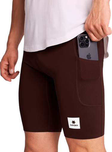 Ponožky Saysky Saysky Combat+ 9" Short Tights Hnedá | omrst31c508-omrst31c508, 2