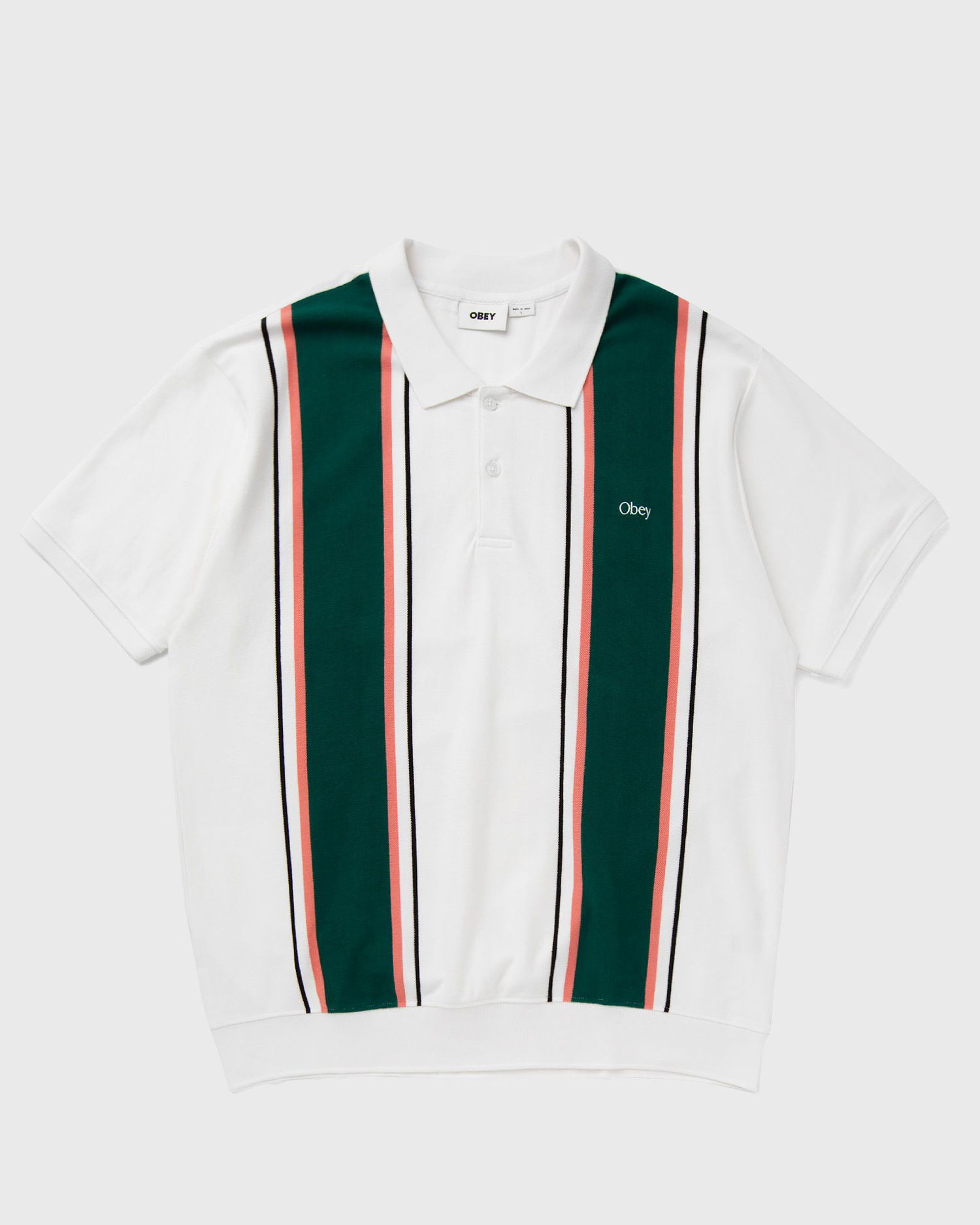 Polo tričko OBEY Ambrose Polo Biela | 131090086-WTM, 0