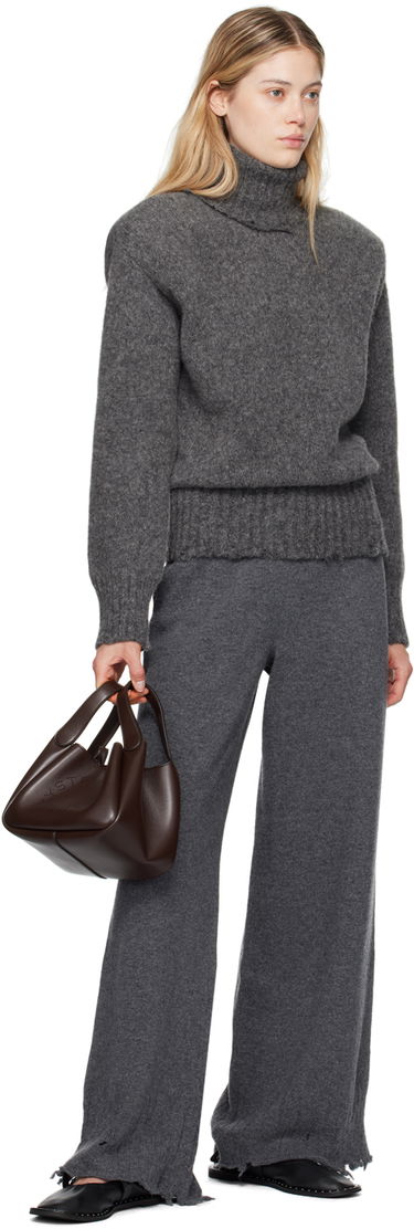 Nohavice Stella McCartney Flared High-Rise Trousers Šedá | 6K08783S2523, 3