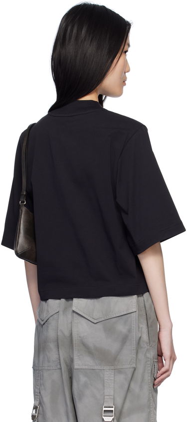 Tričko Palm Angels Cropped Logo T-Shirt Čierna | PWAA020S25JER0031003, 2