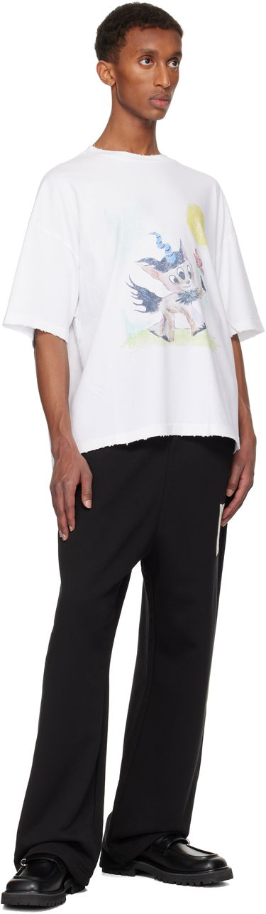 Tričko We11done Monster Pony Graphic T-Shirt Biela | WD-TT3-24-781-U-WH, 3