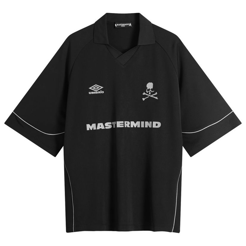 Dres Mastermind WORLD MASTERMIND WORLD x Umbro Short Sleeve Game Shirt, Size Large Čierna | MW25C14-TS227-1