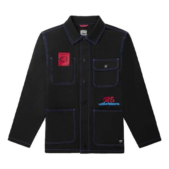 Bunda Vans Multiple Pockets Pattern Jacket Čierna | VN0A3WF140C