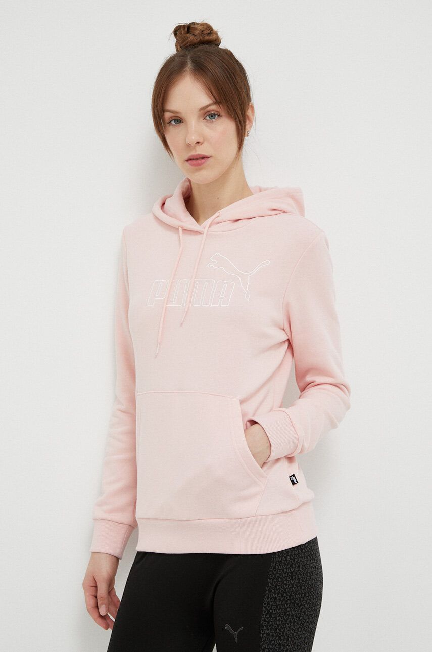 Mikina Puma Essentials Elevated Hoodie Ružová | 673788, 0