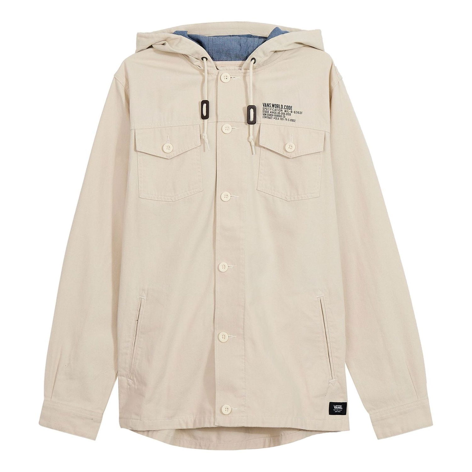 Parka Vans Casual Hooded Jacket Béžová | VNOA36JL2N1, 0