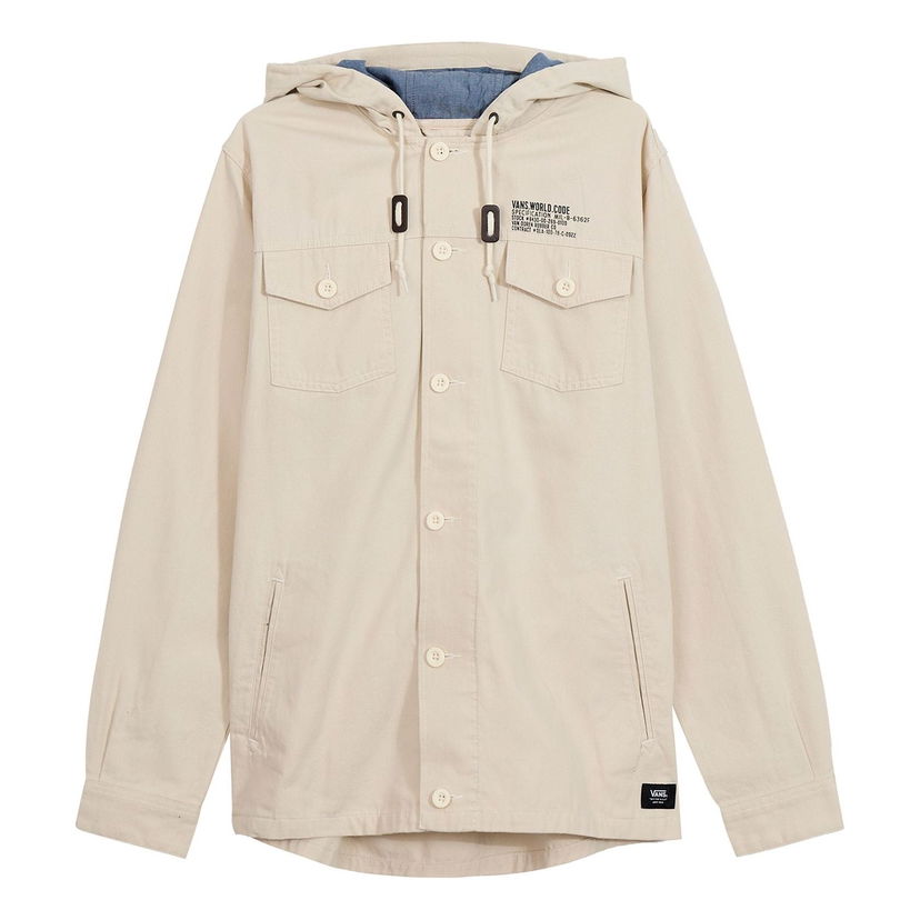 Parka Vans Casual Hooded Jacket Béžová | VNOA36JL2N1
