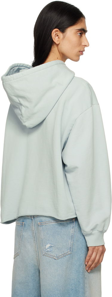 Mikina Maison Margiela MM6 Maison Margiela Raw Hem Logo Hoodie Zelené | S52GU0235 M25012, 2