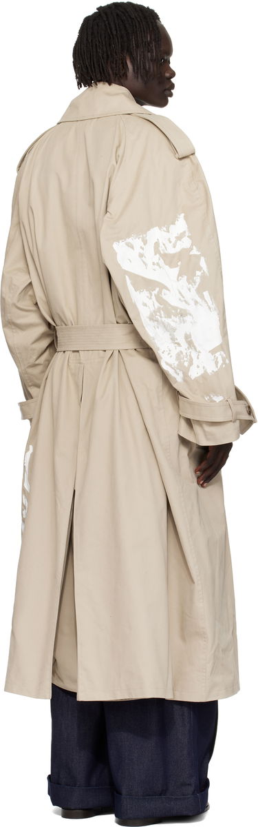 Trenčkot HED MAYNER Hed Mayner Painted Trench Coat Béžová | HMMB10004S-HB180, 2