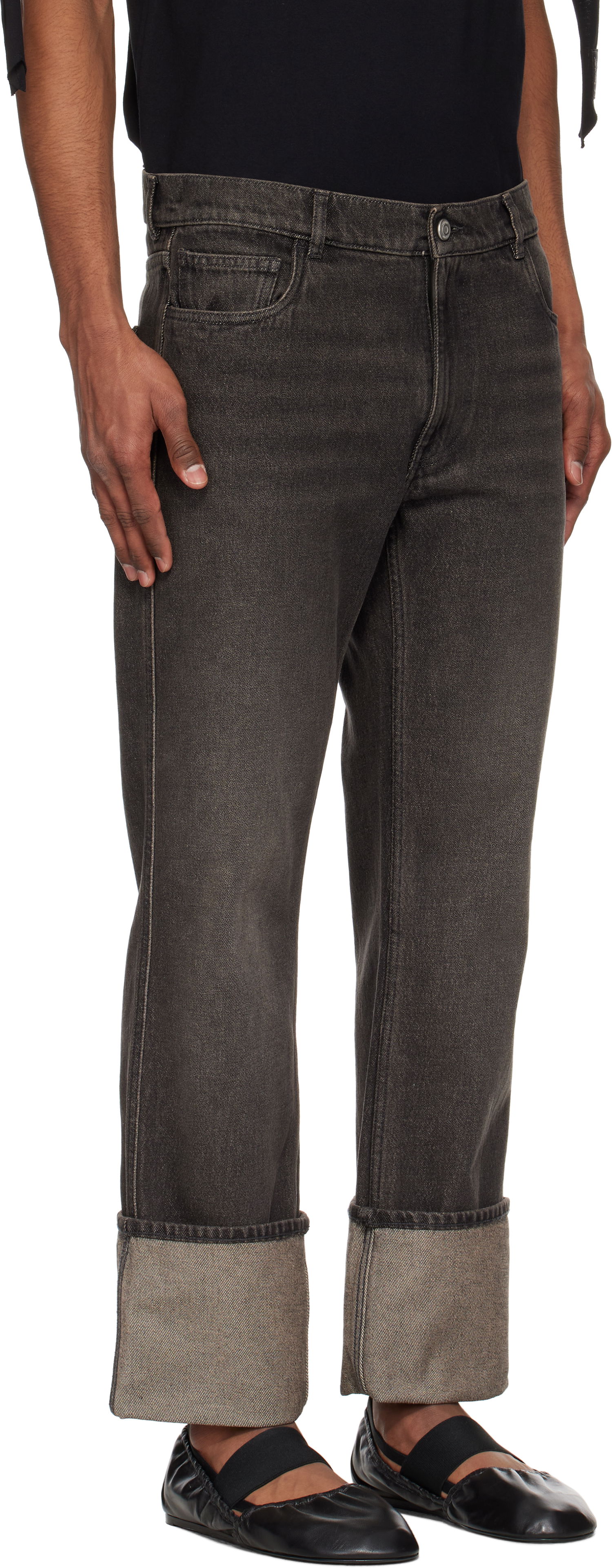 Džínsy Coperni Coperni Loose-Fit Boyfriend Jeans Šedá | COPP122F2036MEN, 1