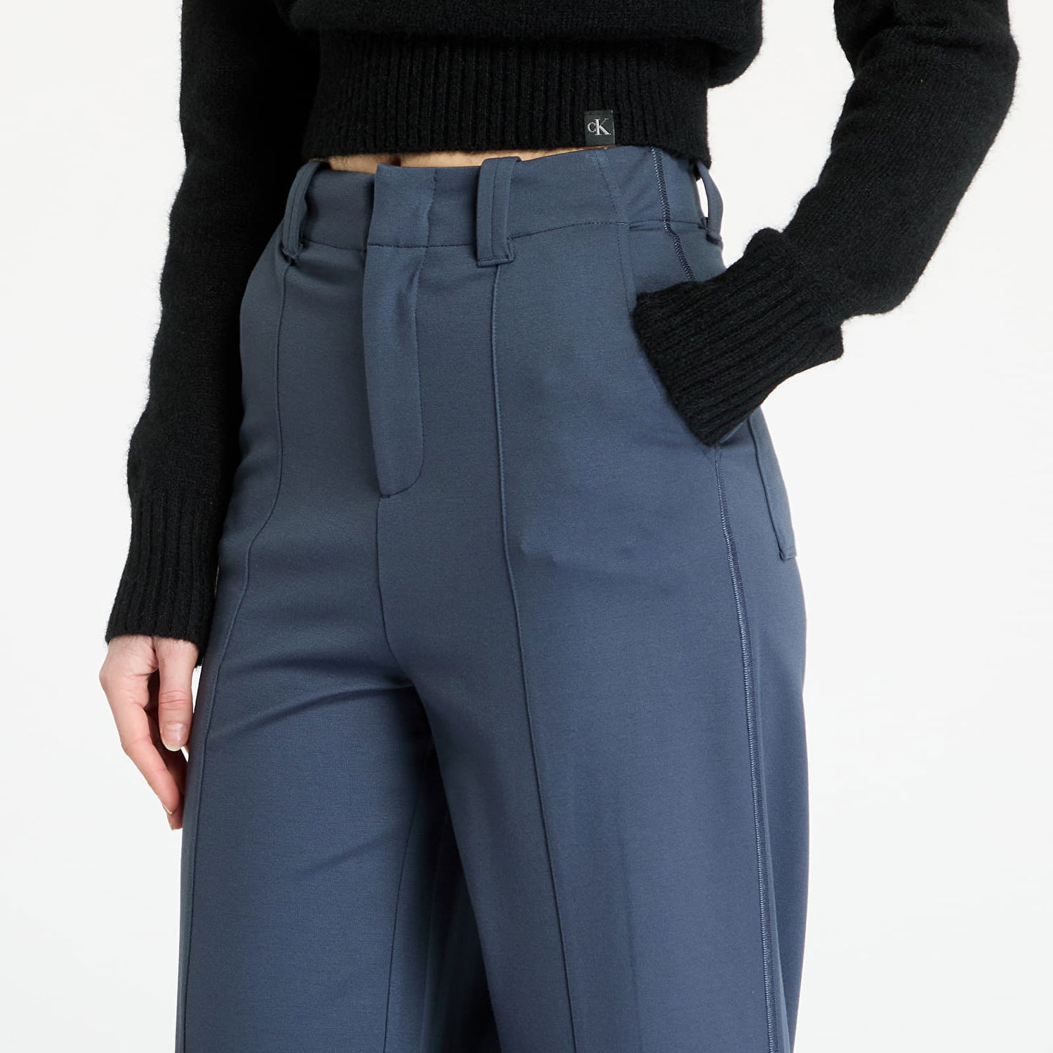 Nohavice CALVIN KLEIN Calvin Klein Jeans Milano Straight Pants Modrá | J20J224850 CGE, 1