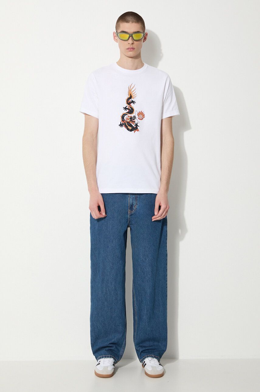 Tričko Maharishi Maharishi Original Dragon Graphic T-Shirt Biela | 5125.WHITE, 1