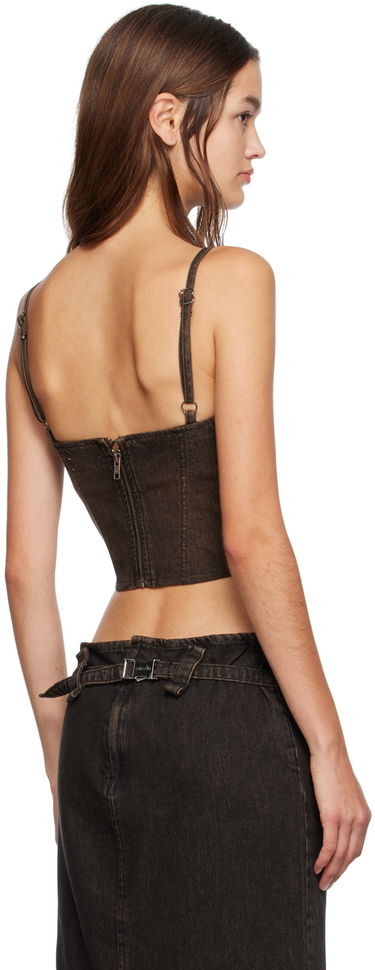 Tielko Miaou Miaou Kiko Denim Tank Top Čierna | 7075SD4BLK, 2