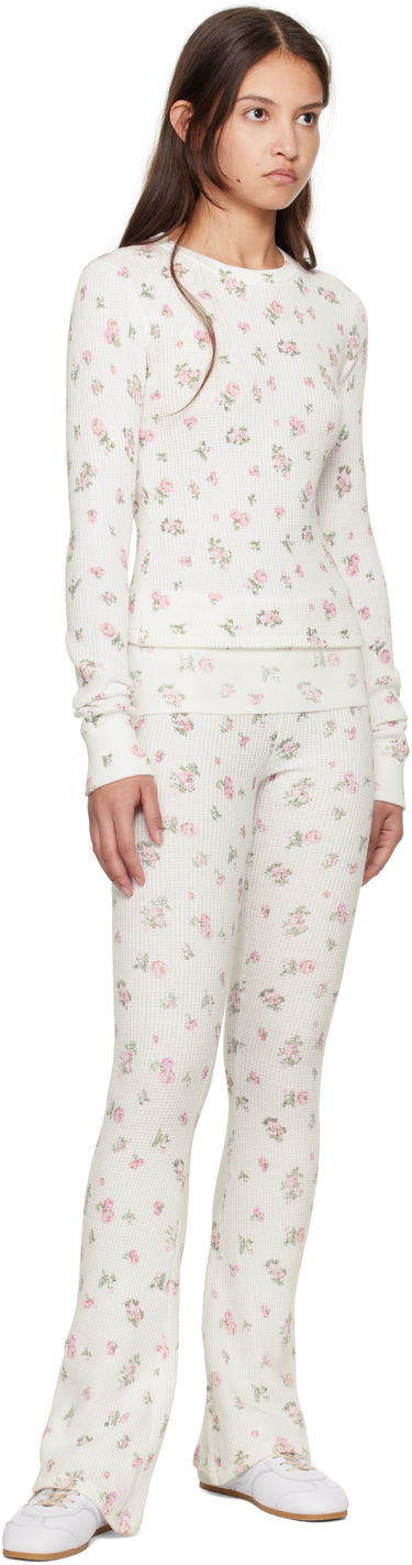 Tričko GUIZIO Guizio Long Sleeve Rosebud Thermal Top Biela | H24101K082, 3
