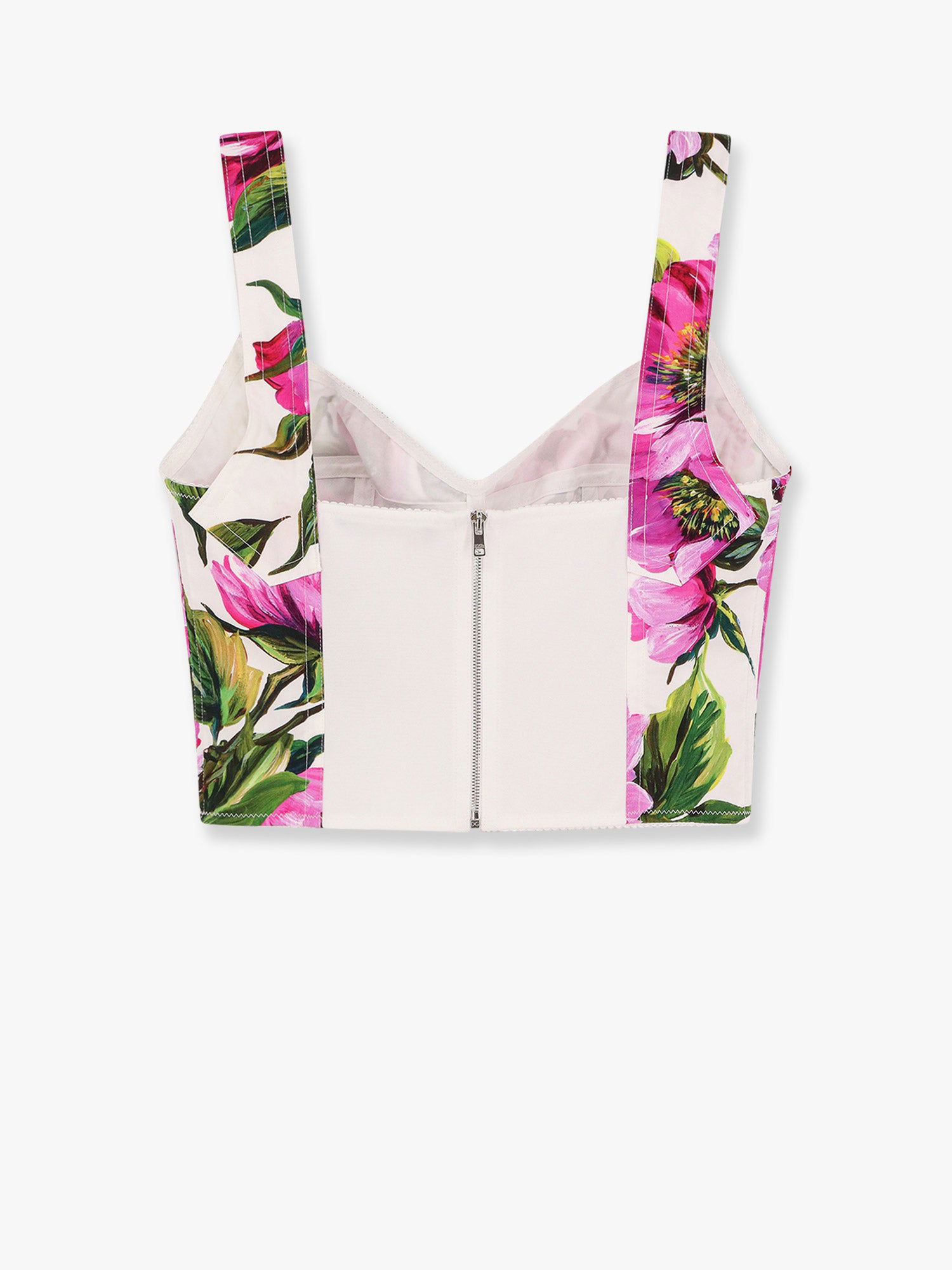 Crop Top Dolce & Gabbana Dolce & Gabbana Peony Print Crop Top Rôznofarebný | F7W98THS5S3HA5KR, 1