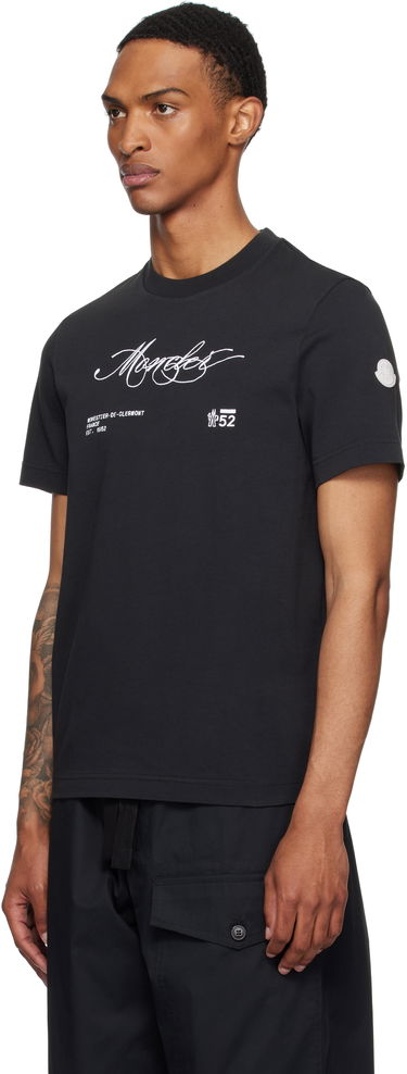 Tričko Moncler Moncler Archivio Creativo T-Shirt Čierna | K20918C0001289AUG, 3