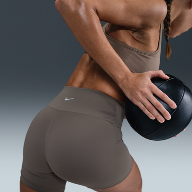 Šortky Nike One Dri-FIT High-Waisted 5" Bike Shorts Hnedá | HV6961-289, 3