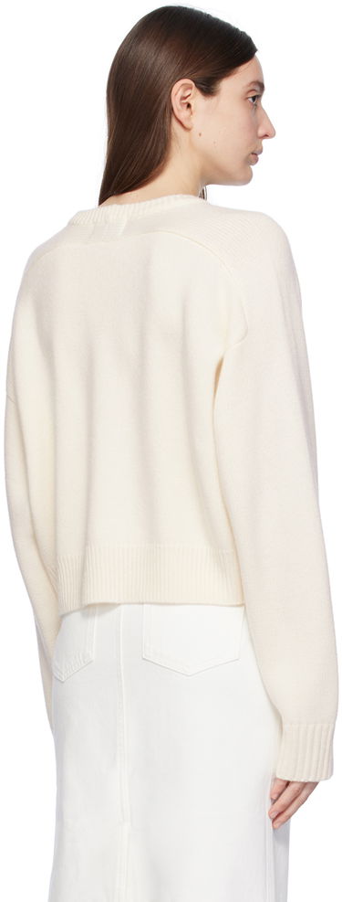 Sveter Loulou de Saison Loulou de Saison Bruzzi Cropped Sweater Biela | BRUZZI, 2