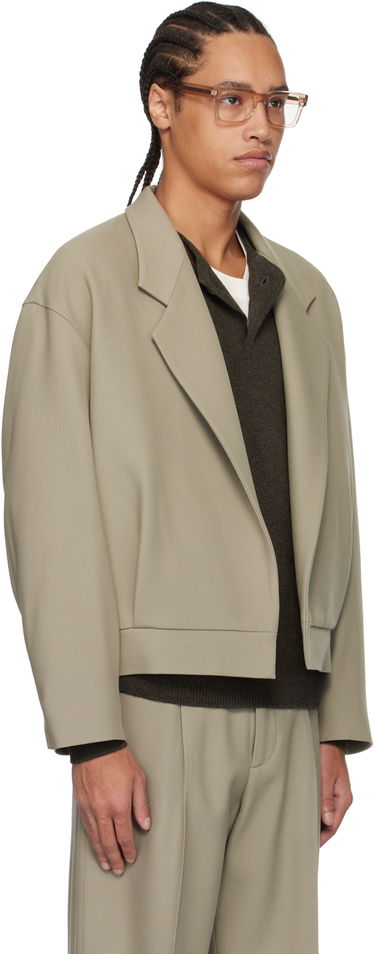 Bomber bunda Fear of God Fear of God Wool Gabardine Notch Lapel Blazer Čierna | FGE260-611GRB, 4