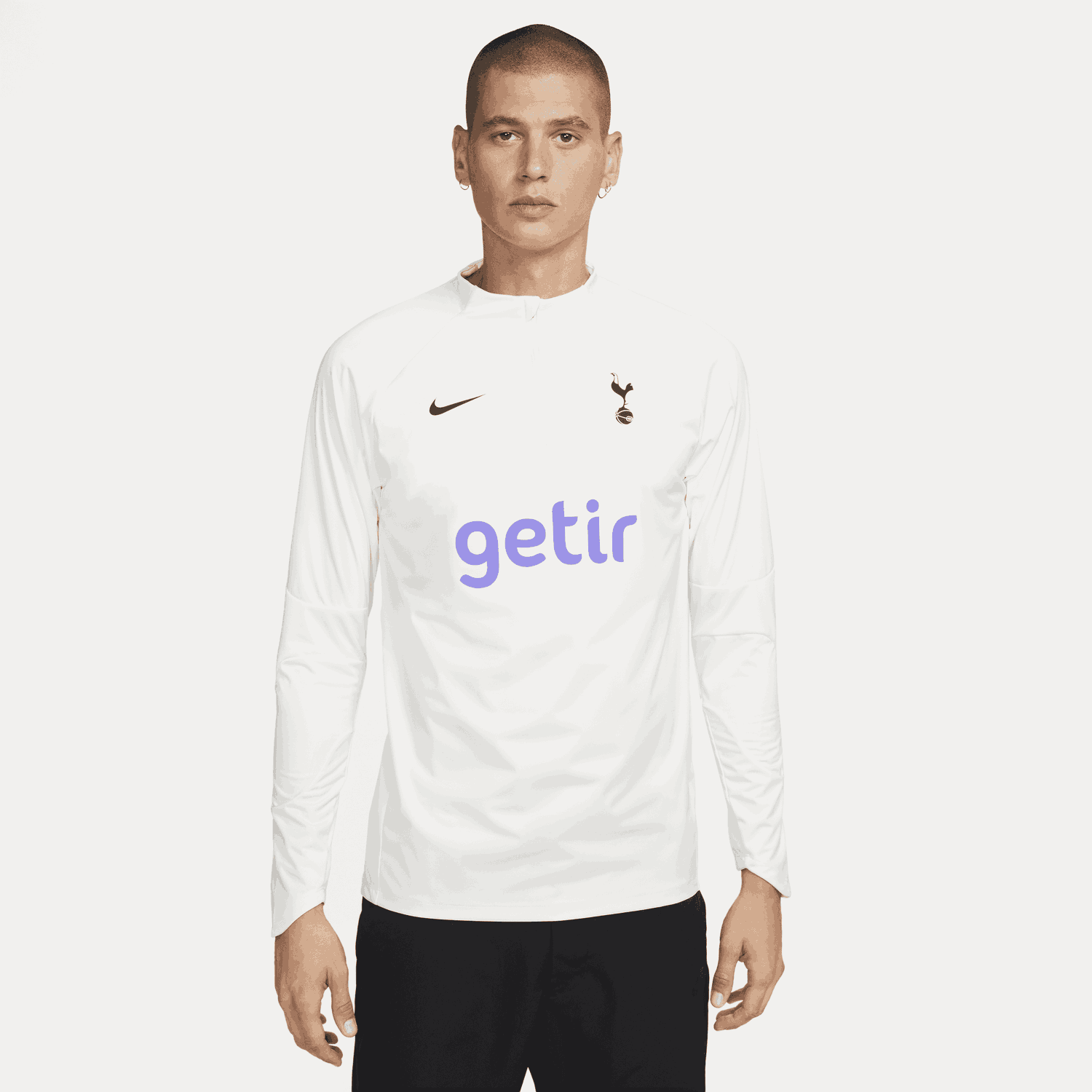 Tričko Nike tréninkové tričko Storm-FIT Tottenham Hotspur Strike Winter Warrior Biela | FB6971-133, 0