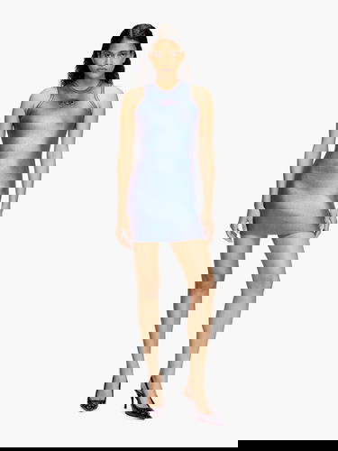 Šaty Diesel Diesel M-CADDIX Sleeveless Ribbed Mini Dress Modrá | A176940AKBS60P, 2