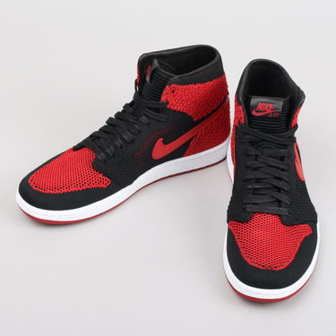 Tenisky a topánky Jordan Air Jordan 1 Retro High OG Flyknit "Bred" GS Čierna | 919702-001, 2