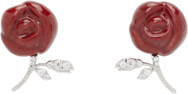 Náušnice SHUSHU/TONG SHUSHU/TONG YVMIN Edition Rose Earrings Červená | 25645RED00DLR, 0