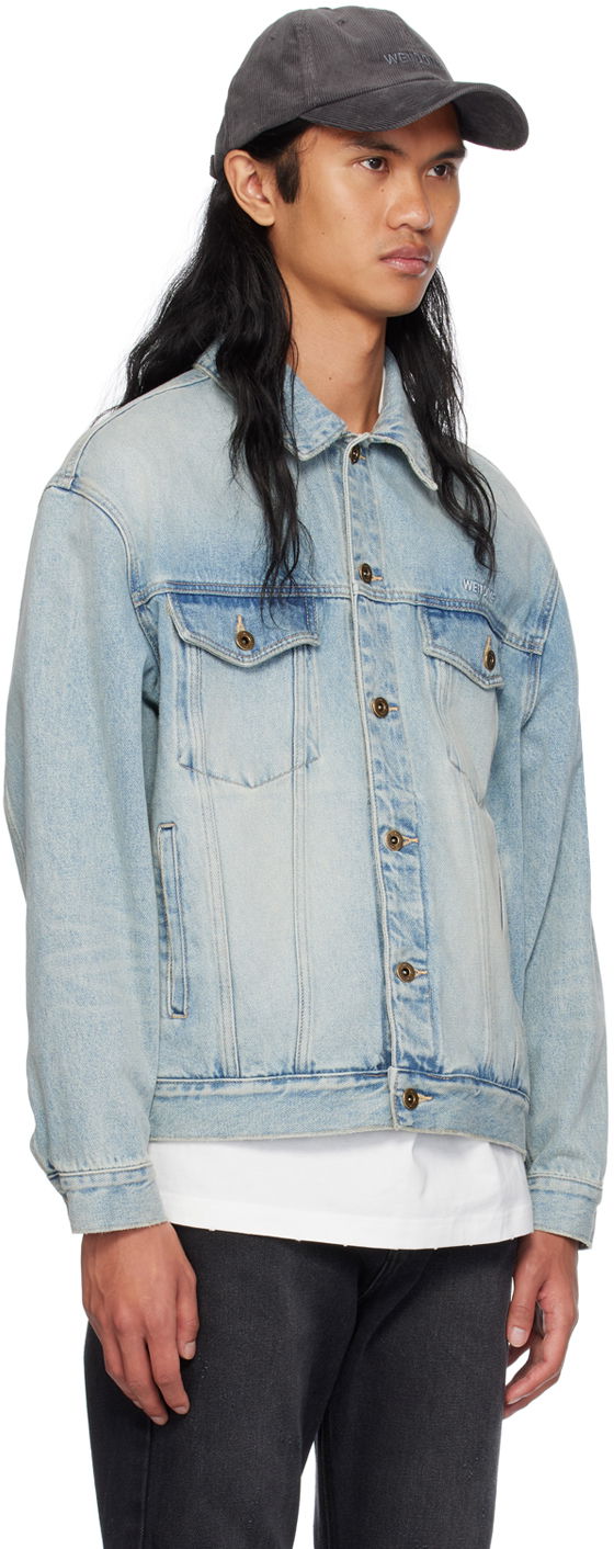 Bunda We11done Washed Denim Jacket Modrá | WD-DJ2-24-345-M-SK, 1