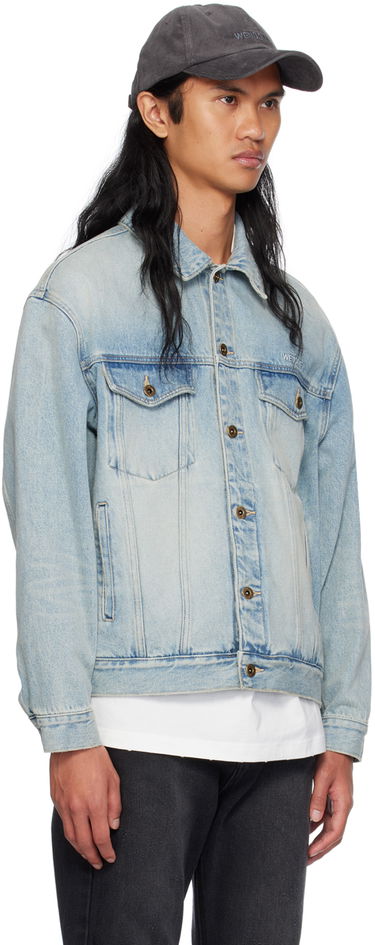 Bunda We11done Washed Denim Jacket Modrá | WD-DJ2-24-345-M-SK, 1