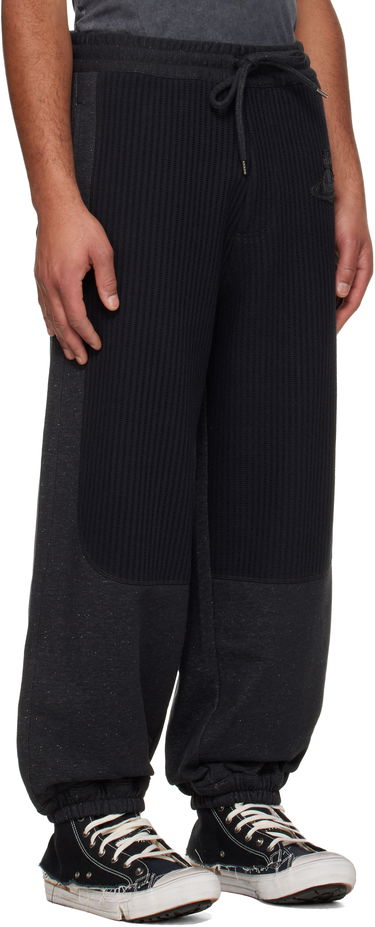 Tepláky Vivienne Westwood Ibiza Ribbed Drawstring Cuffed Sweatpants Čierna | 2J01000C-J00A3-, 1