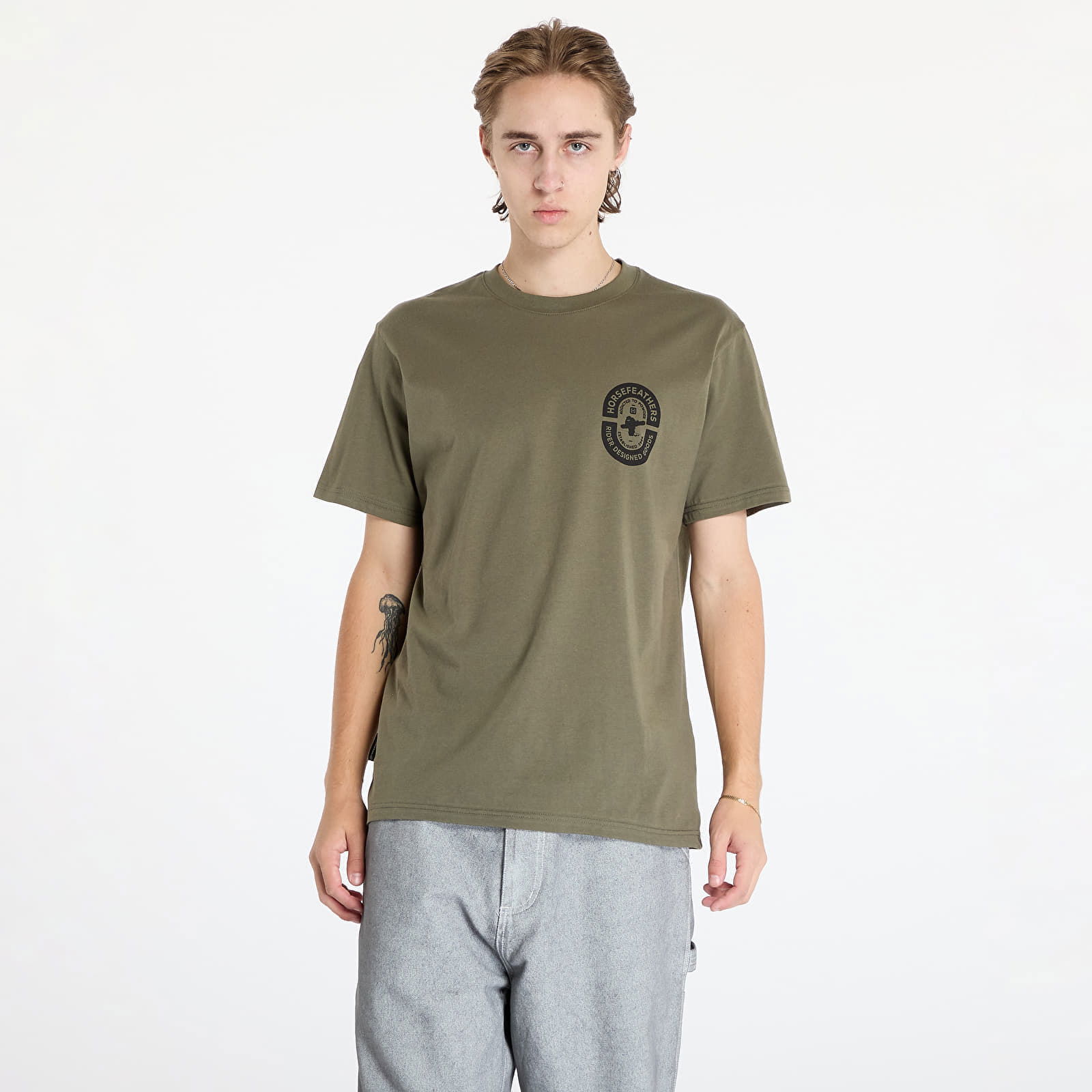 Powder Badge II T-Shirt Burnt Olive M