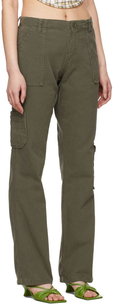 Cargo nohavice GUIZIO Guizio Cotton Cargo Trousers Zelené | DGF21P936, 1