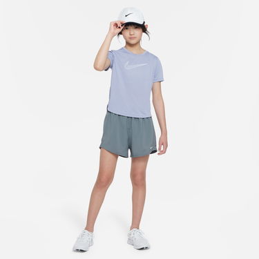 Crop Top Nike Girls' Short Sleeve Top One Fialová | DD7639-519, 4