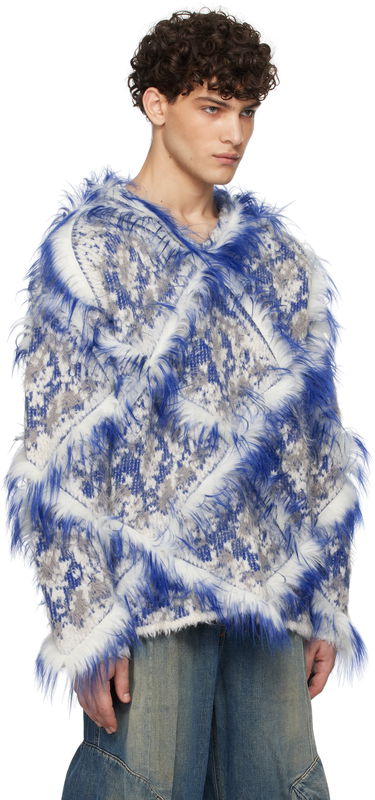 Sveter Diesel Furry Knit Sweater Modrá | A16935-0ABDM-96P, 1