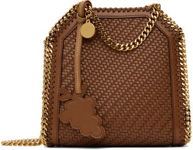 Kabelka Stella McCartney Woven Tiny Bag Hnedá | 391698WP0410, 0