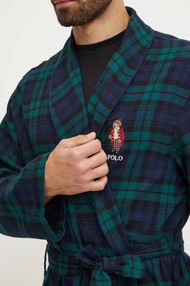 Pyžamo Polo by Ralph Lauren Flannel Dressing Gown Rôznofarebný | 714915986, 4