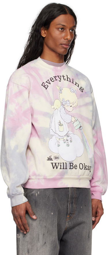 Sveter Online Ceramics Online Ceramics Precious Moments 'Everything Will Be Okay' Tie-Dye Sweatshirt Rôznofarebný | Everything Tie-Dye Sweatshirt, 1