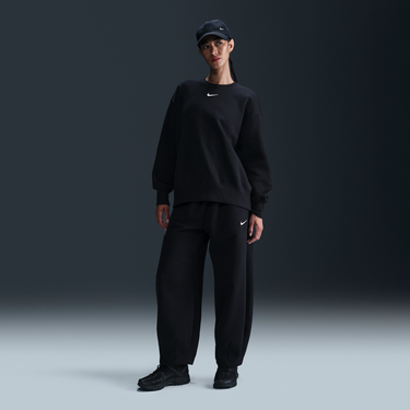 Sveter Nike Sportswear Phoenix Fleece Crewneck Sweatshirt Čierna | FZ4270-010, 2