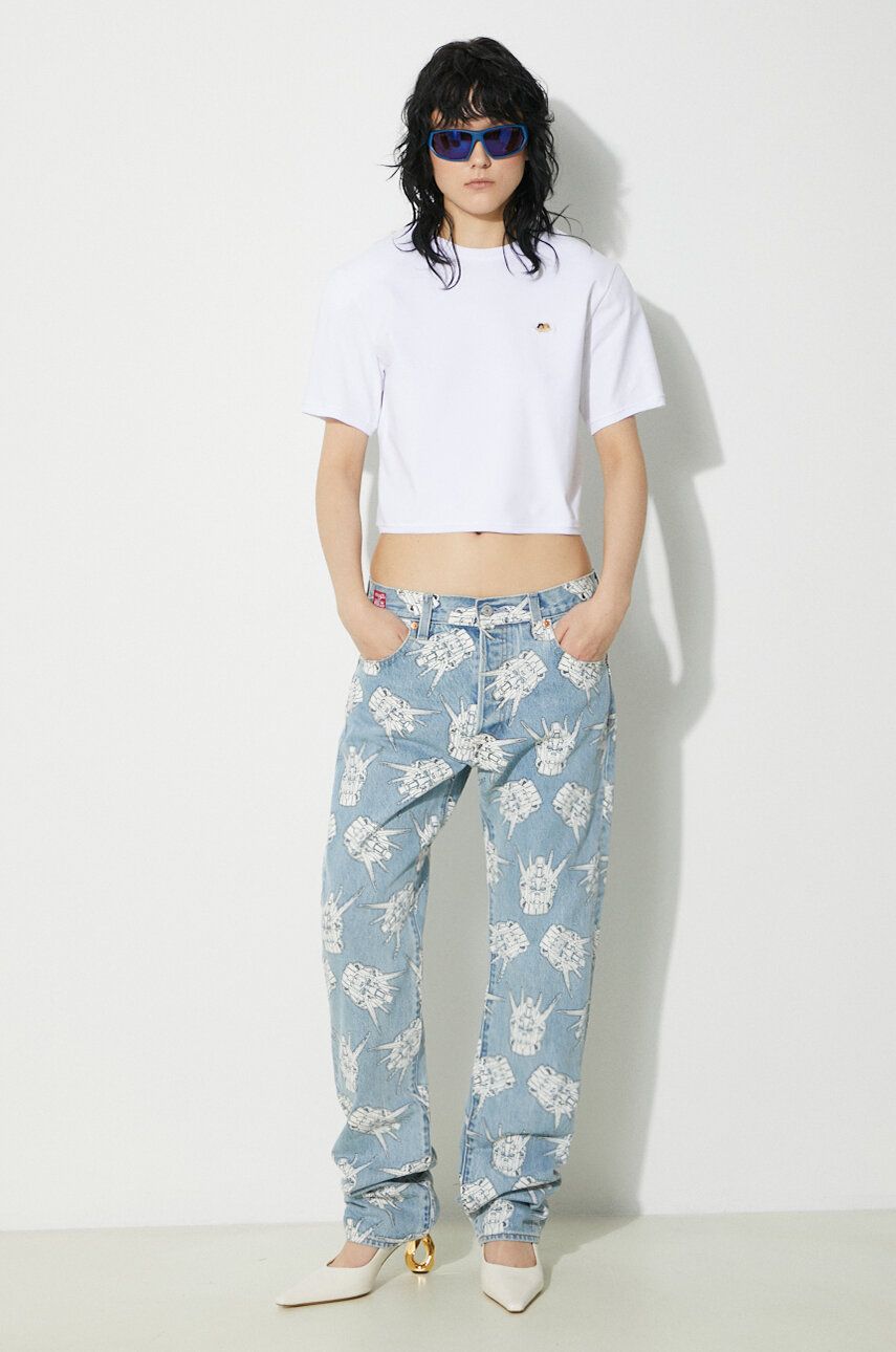 Džínsy Levi's Straight Gundam Printed Jeans Modrá | A7408.0000, 1