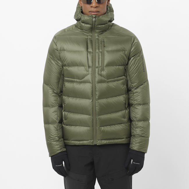 Prešívaná bunda Salomon Elixir Ultra Down Jacket Zelené | LC2617700, 0