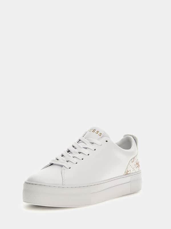 Tenisky a topánky GUESS Gianele 4G Logo Sneakers Biela | FL7GNLELE12, 0